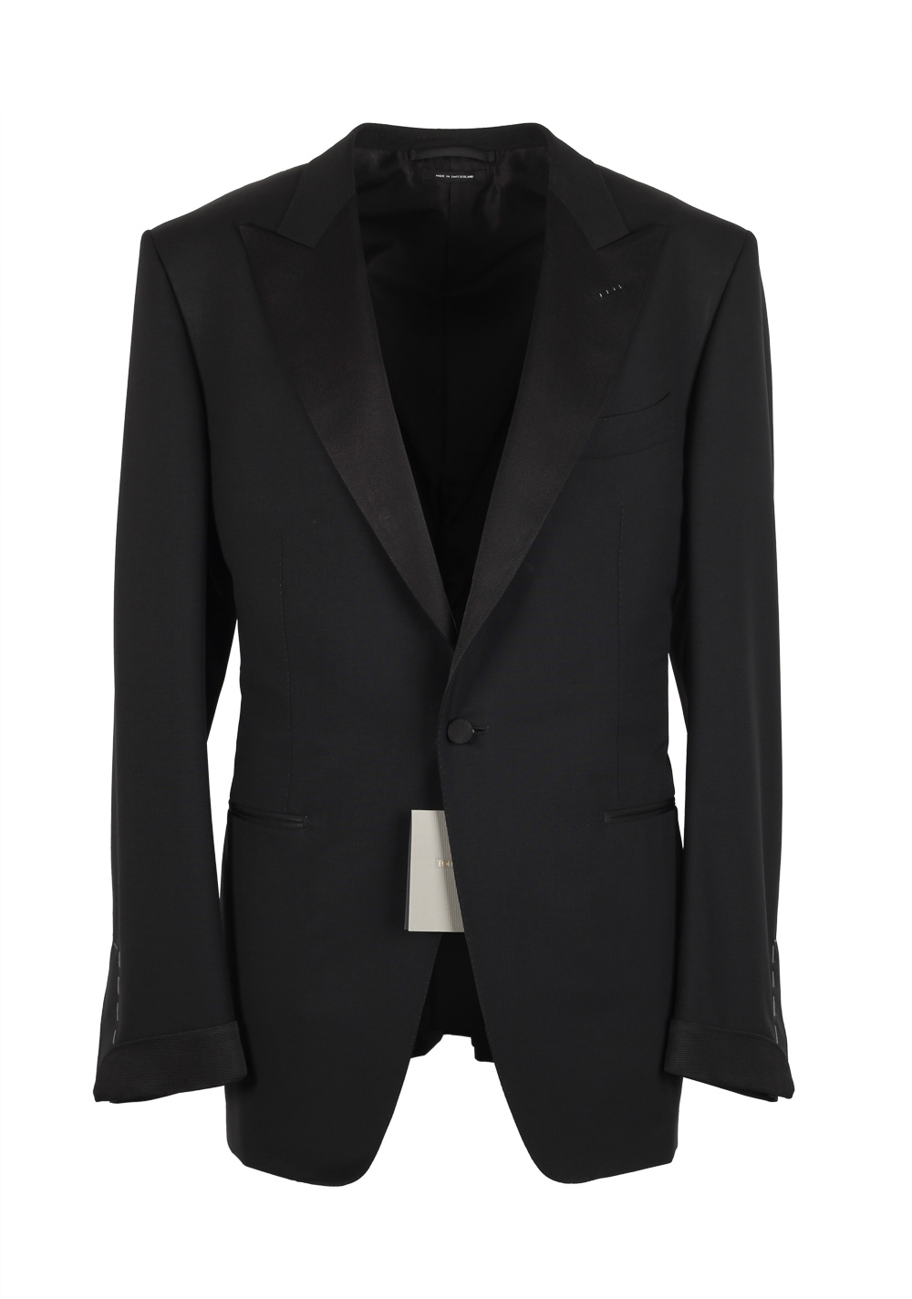 TOM FORD O’Connor Black Peaked Lapel Tuxedo Smoking Suit Size 52 / 42R ...
