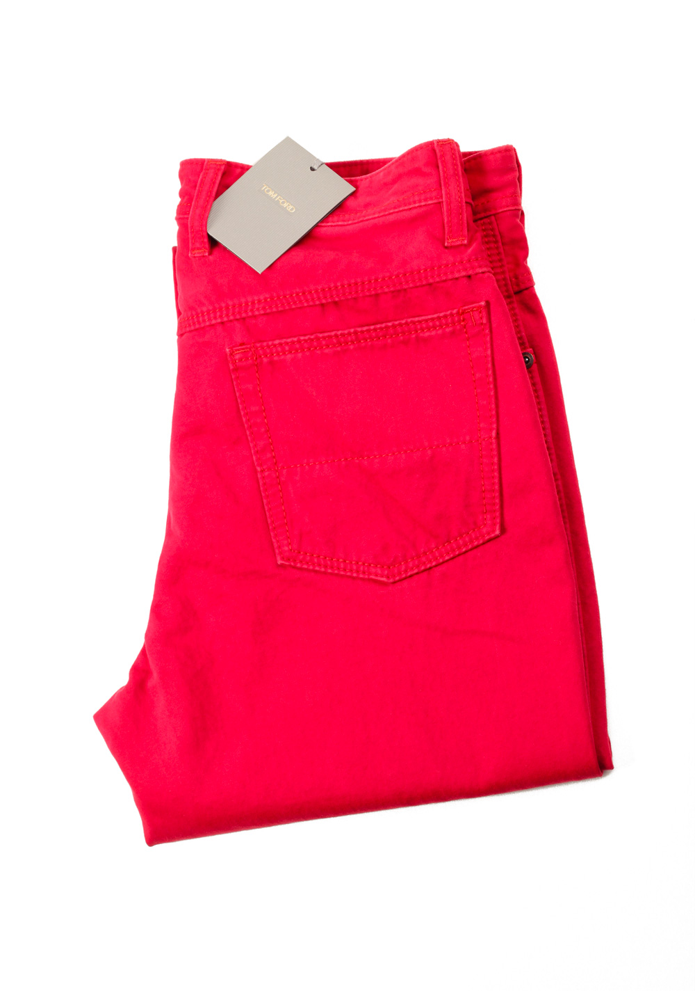 TOM FORD Red Jeans Trousers Size 48 / 32 U.S. | Costume Limité