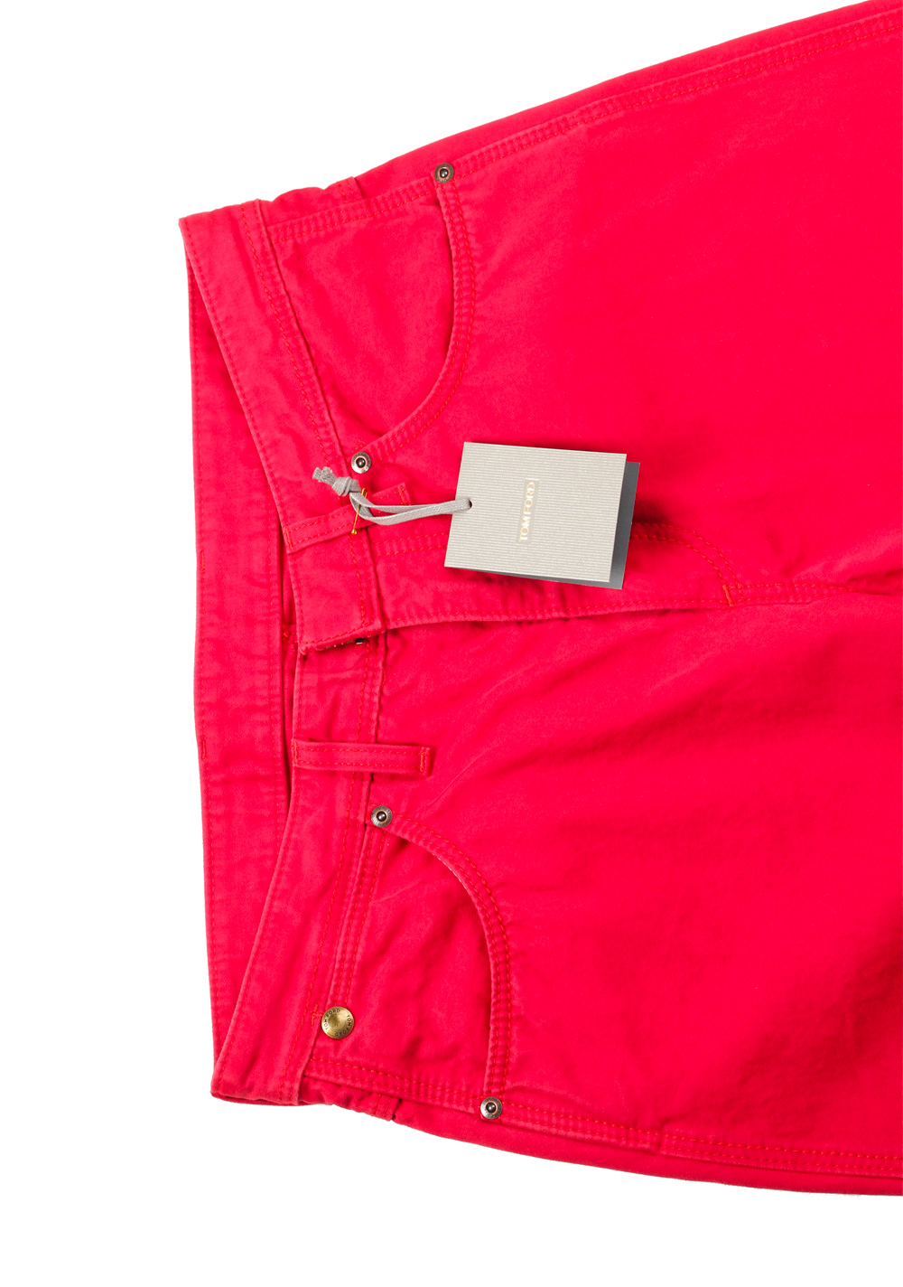 TOM FORD Red Jeans Trousers Size 48 / 32 U.S. | Costume Limité