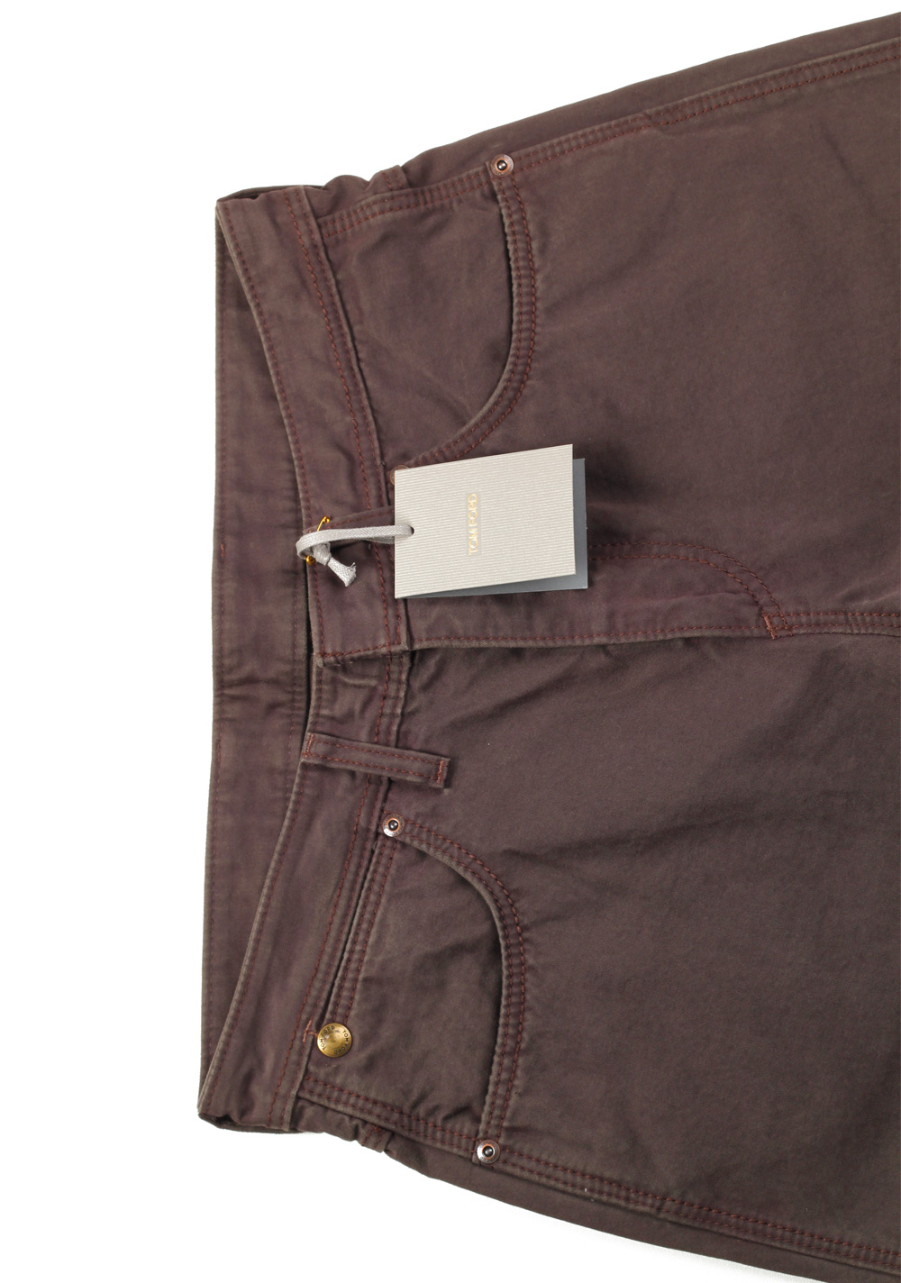 TOM FORD Brown Jeans Trousers Size 48 / 32 U.S. | Costume Limité