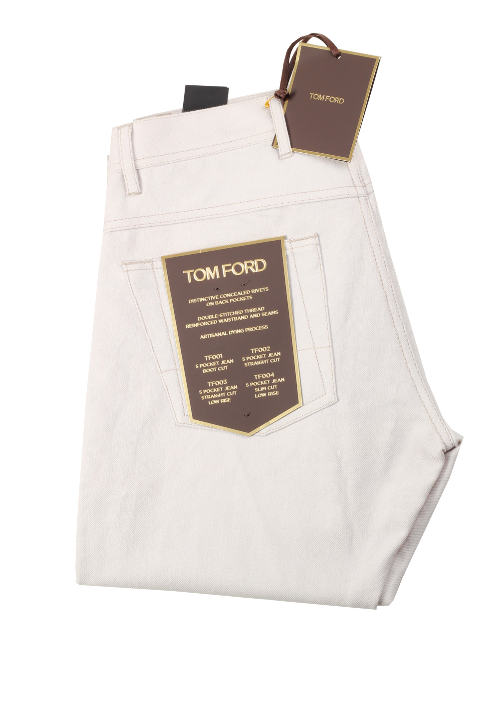 TOM FORD Light Gray Jeans TFD003 Size 46 / 30 U.S. | Costume Limité
