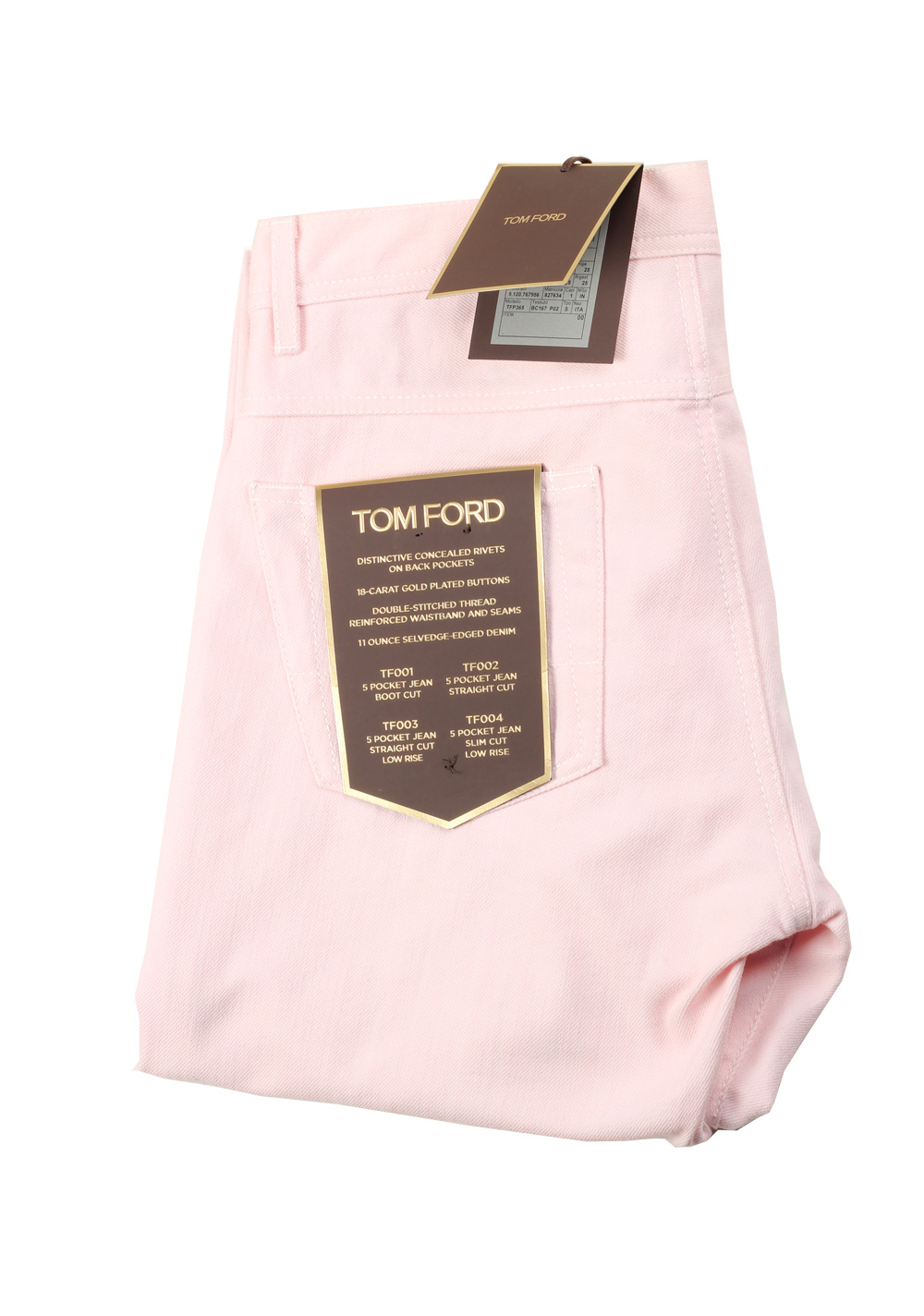 TOM FORD Pink Jeans TFD002 Size 48 / 32 U.S. | Costume Limité