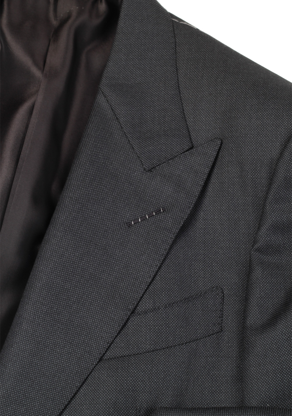TOM FORD Windsor Birdseye Gray Suit Size 54 / 44R U.S. Wool Fit A ...
