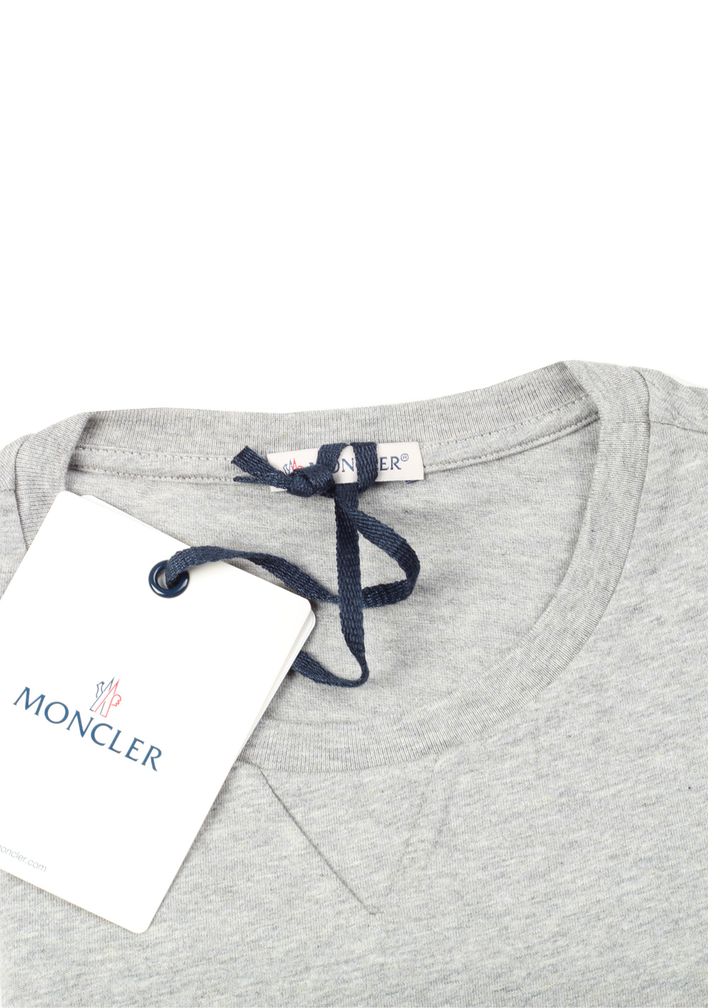 Moncler Crew Neck Tee Gray Shirt Size M / 38R U.S. | Costume Limité