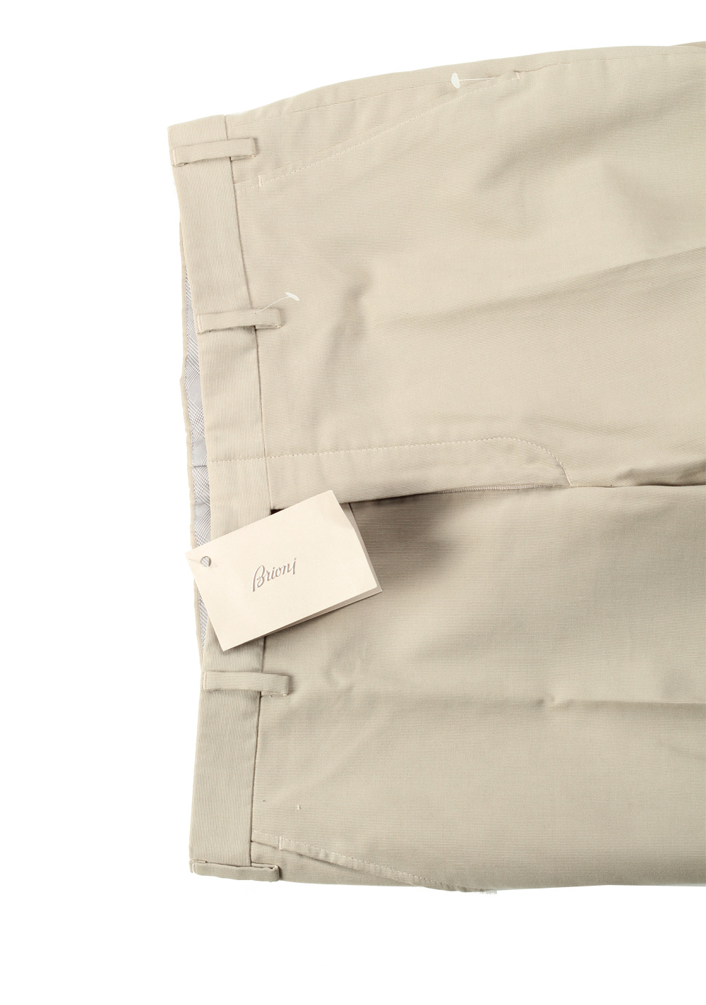 Brioni Beige Moena Trousers Size 58 / 42 U.S. | Costume Limité
