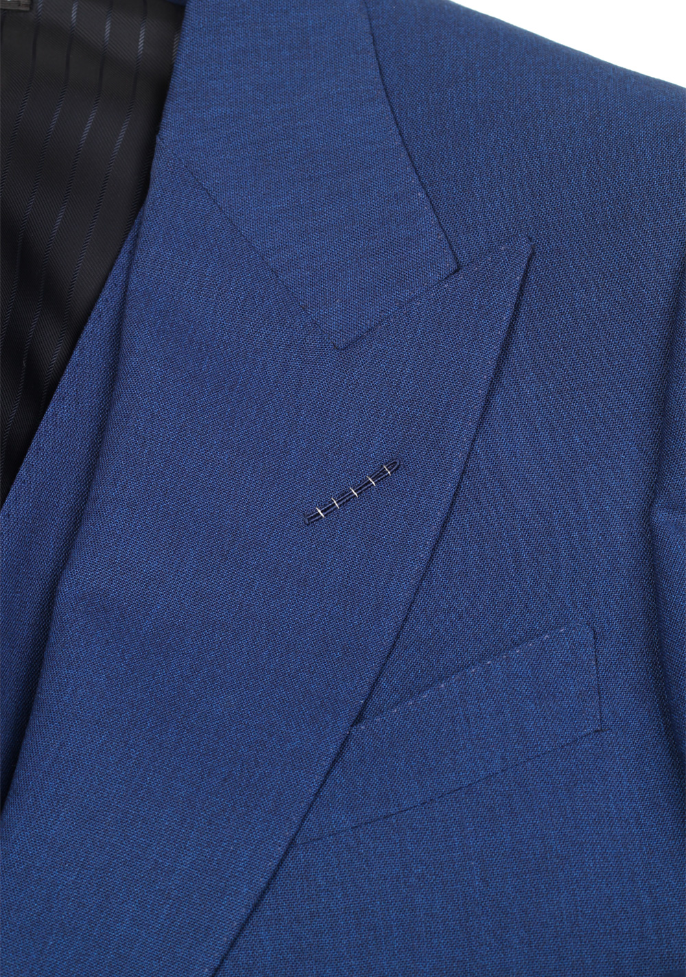 TOM FORD Windsor Royal Blue 3 Piece Suit Size 48 / 38R U.S. Wool Fit A | Costume Limité