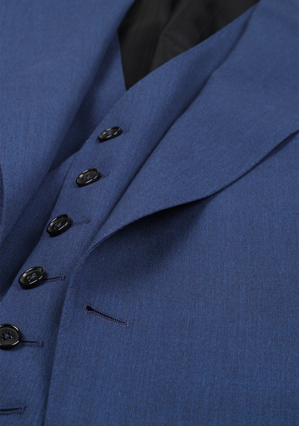 TOM FORD Windsor Royal Blue 3 Piece Suit Size 54 / 44R U.S. Wool Fit A | Costume Limité