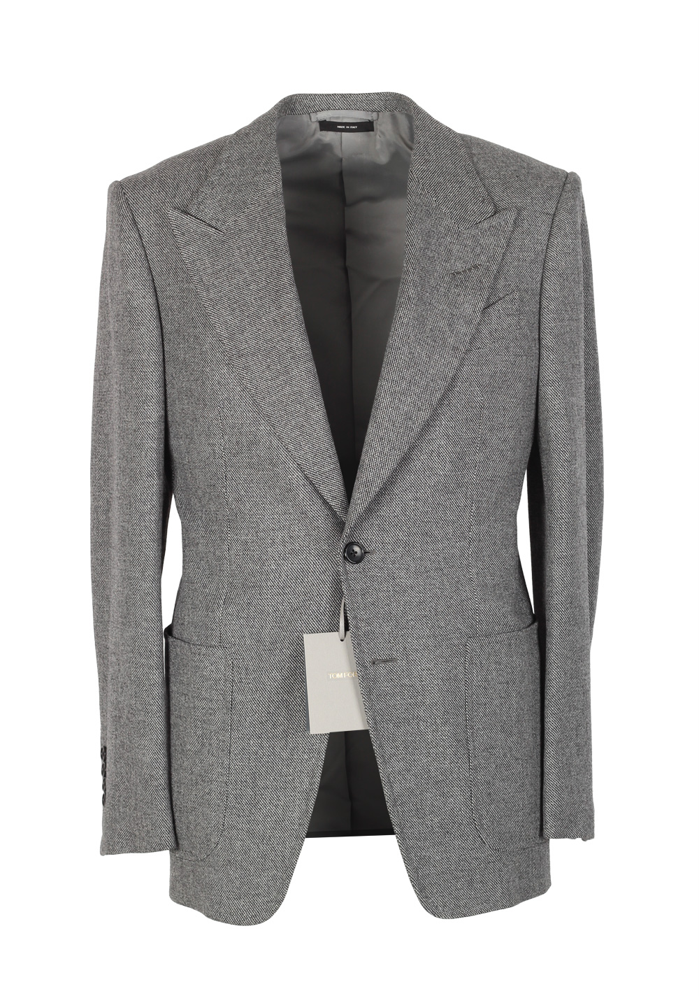 TOM FORD Spencer Gray Sport Coat Size 46 / 36R Wool Fit D | Costume Limité