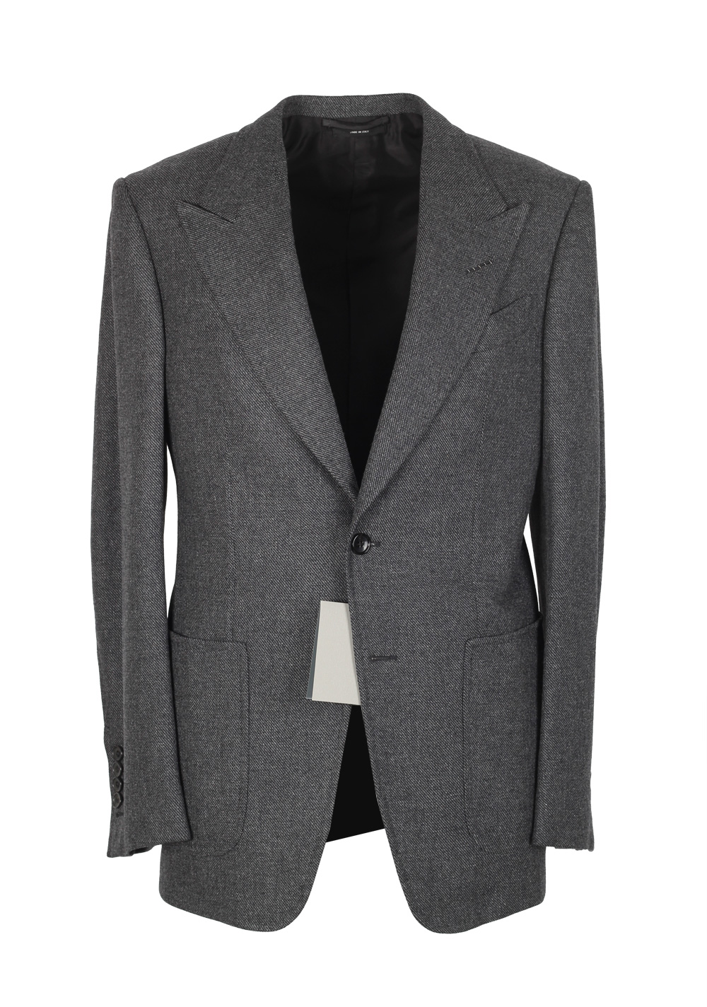 TOM FORD Shelton Gray Sport Coat Size 46 / 36R Wool Cashmere | Costume Limité