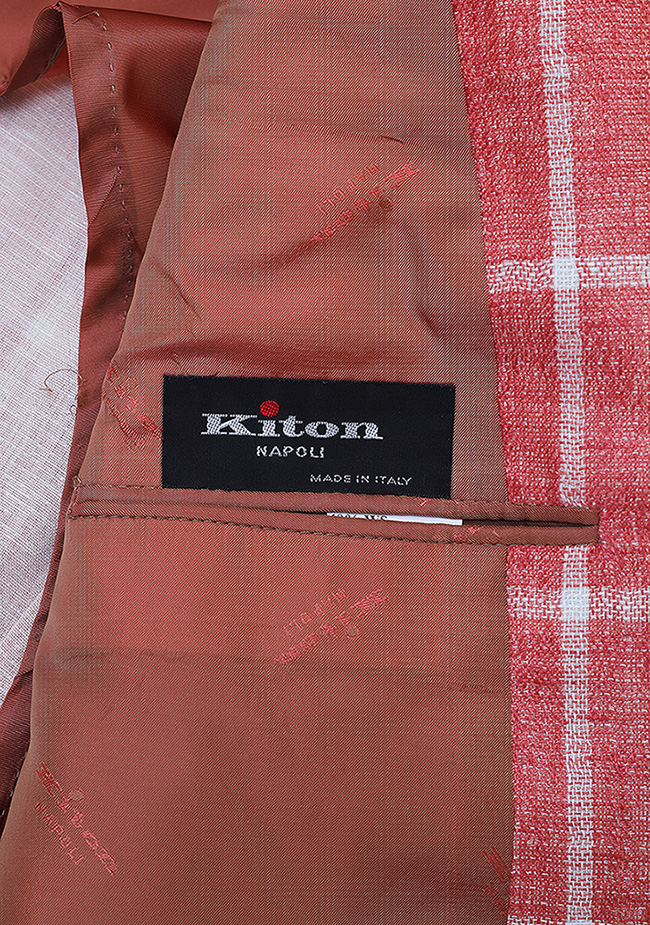 Kiton Sport Coat Size 50 / 40R U.S. Cashmere Linen | Costume Limité