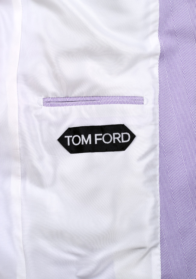TOM FORD Windsor Lilac Sport Coat Size 46 / 36R Cotton Silk Base A | Costume Limité