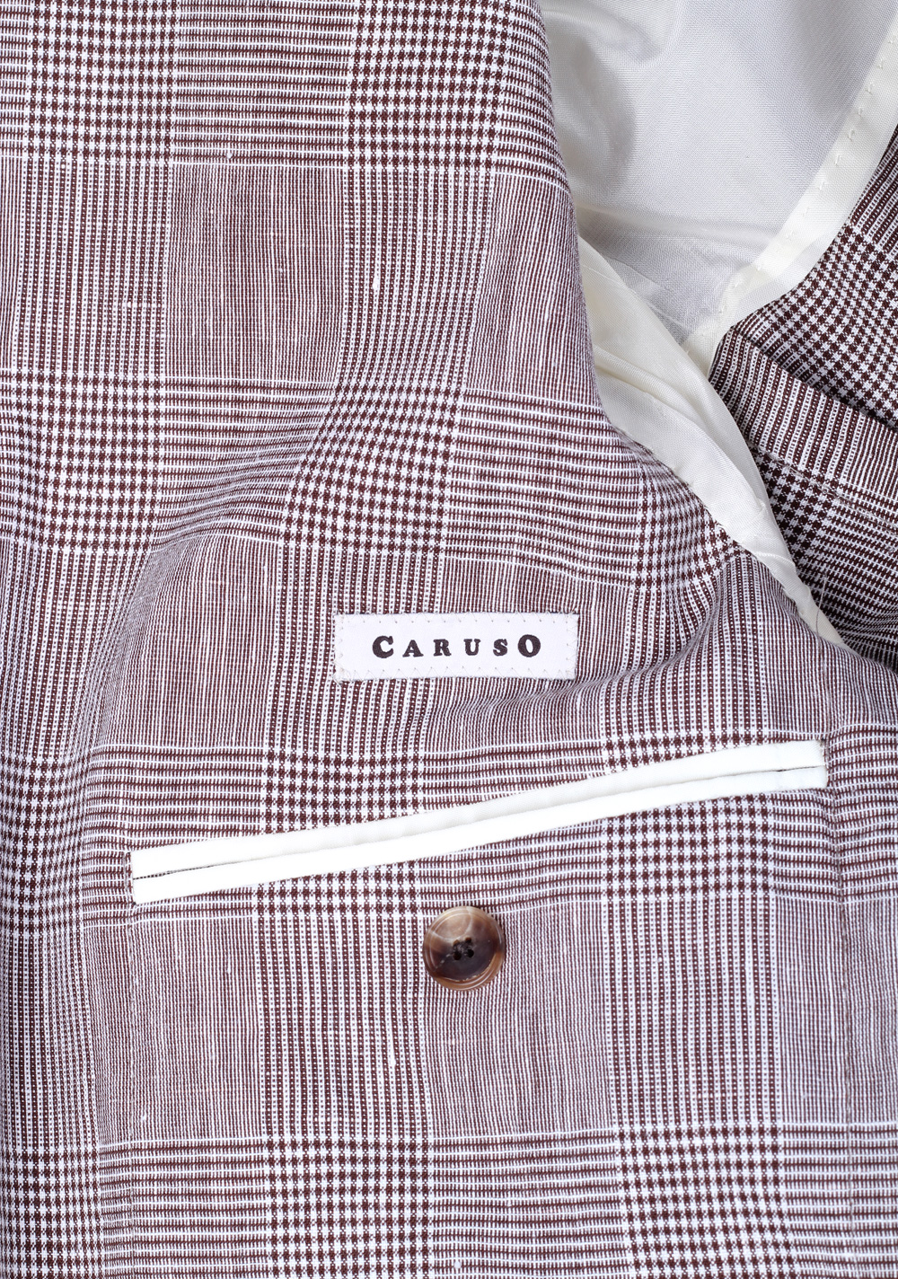 Caruso Sport Coat Size 54 / 44R U.S. Wool Linen | Costume Limité