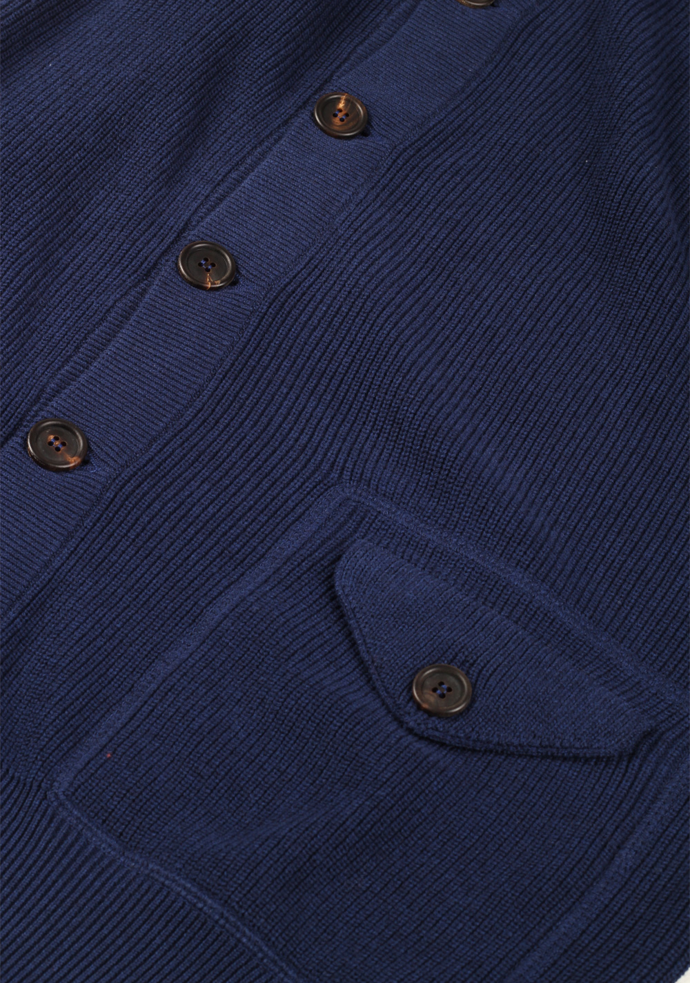 Cucinelli Cardigan Vest Size 58 / 48R U.S. Navy Cotton – image 4