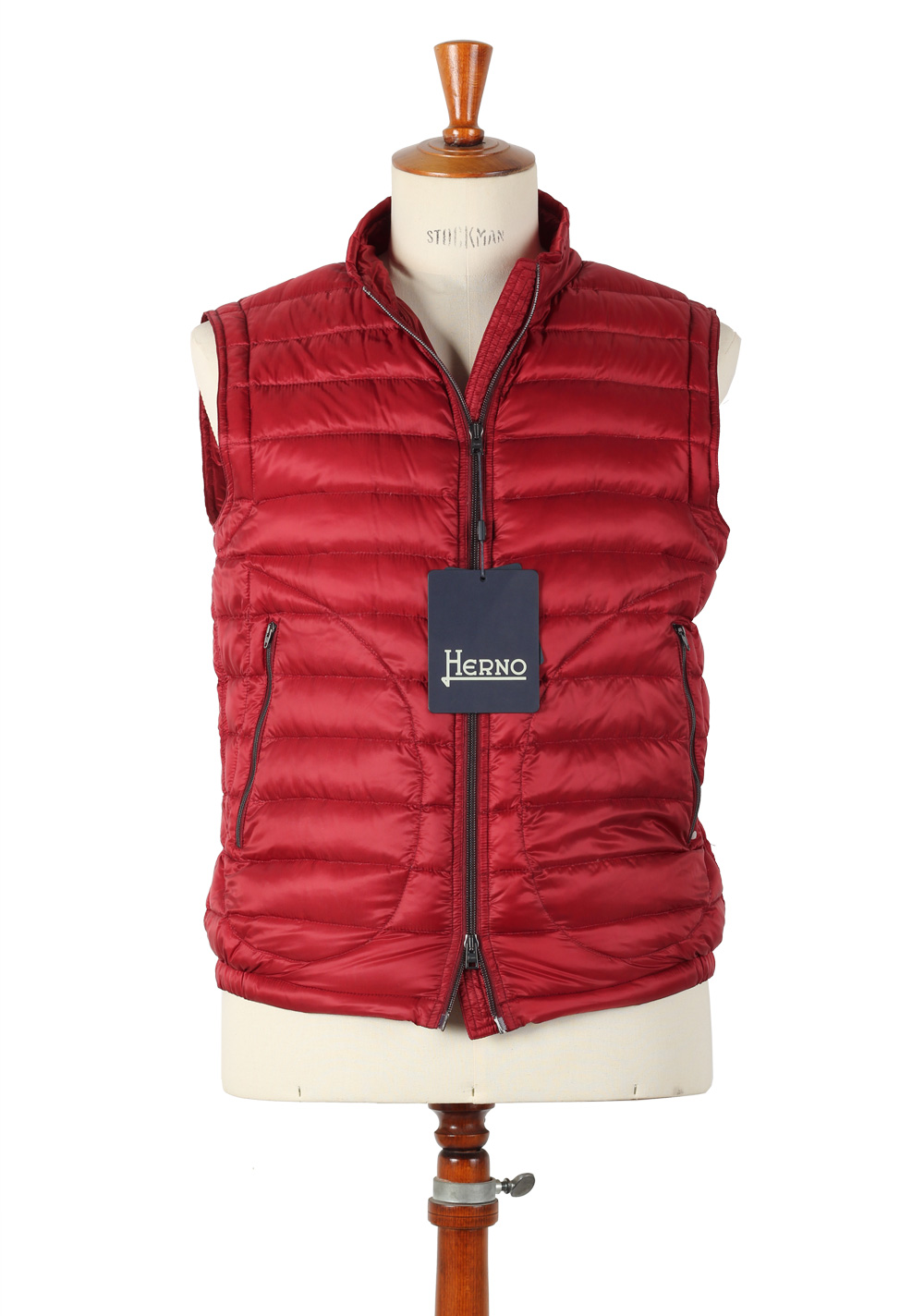Herno Vest Size L / 52 / 42R U.S. Red
