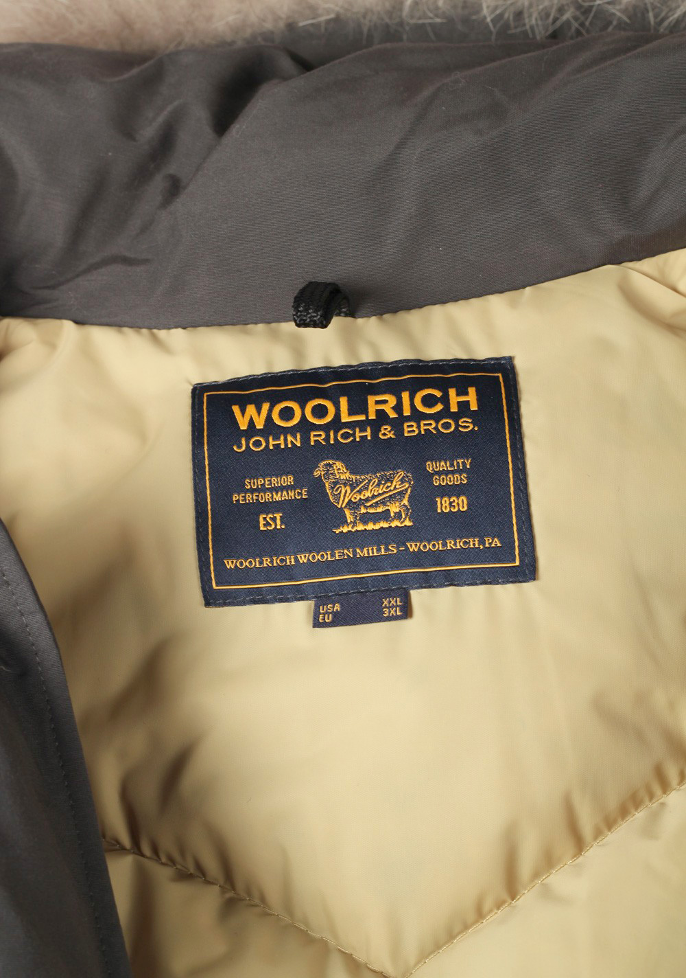 Woolrich Parka Df Winter Coat Size Xxxl Gray – image 4