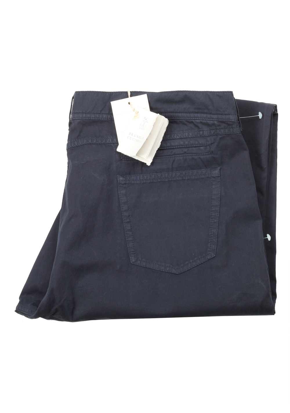 Brunello Cucinelli Blue Trousers Size 60 / 44 U.S. | Costume Limité