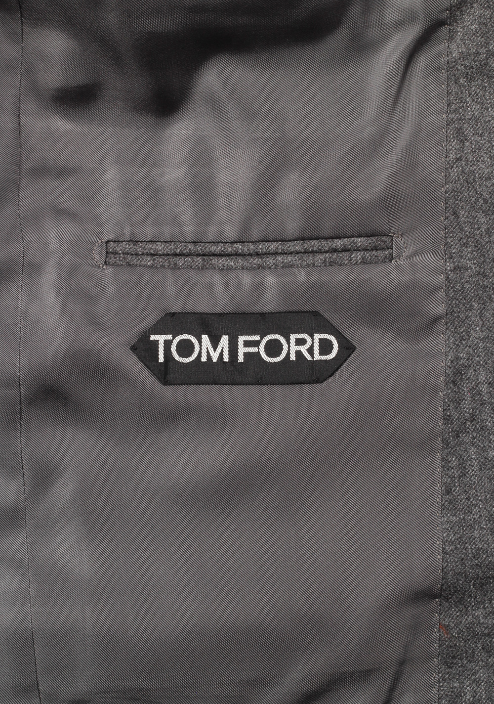 TOM FORD Shelton Gray Striped 3 Piece Suit Size 46 / 36R U.S. Wool ...