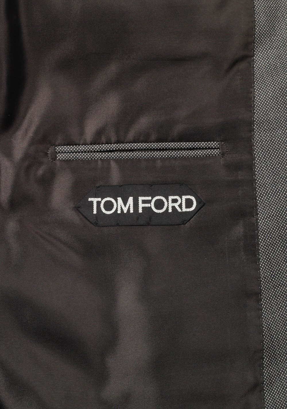 TOM FORD O’Connor Birdseye Gray Suit Size 56 / 46R U.S. Wool Fit Y ...