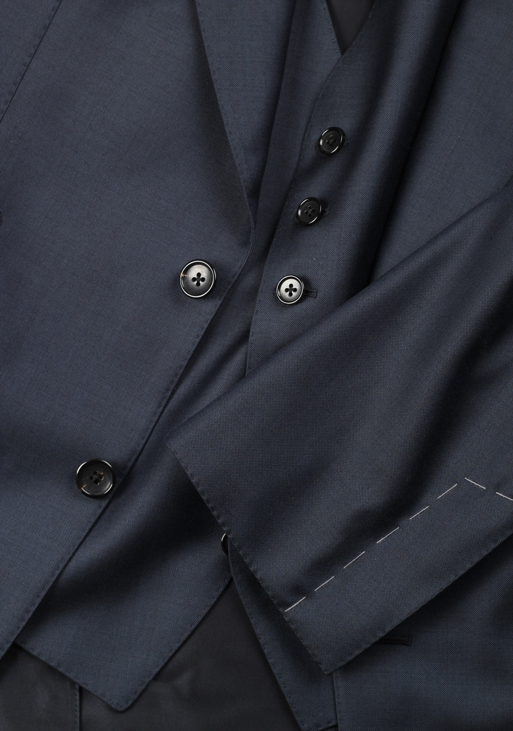 TOM FORD Windsor Blue Suit 3 Piece Size 60 / 50R U.S. Wool Fit A | Costume Limité