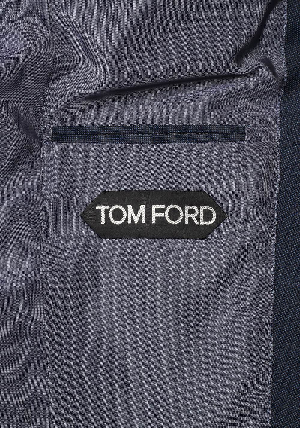 TOM FORD Blue Sport Coat Size 48 / 38R U.S. Wool Mohair Basic Base E | Costume Limité