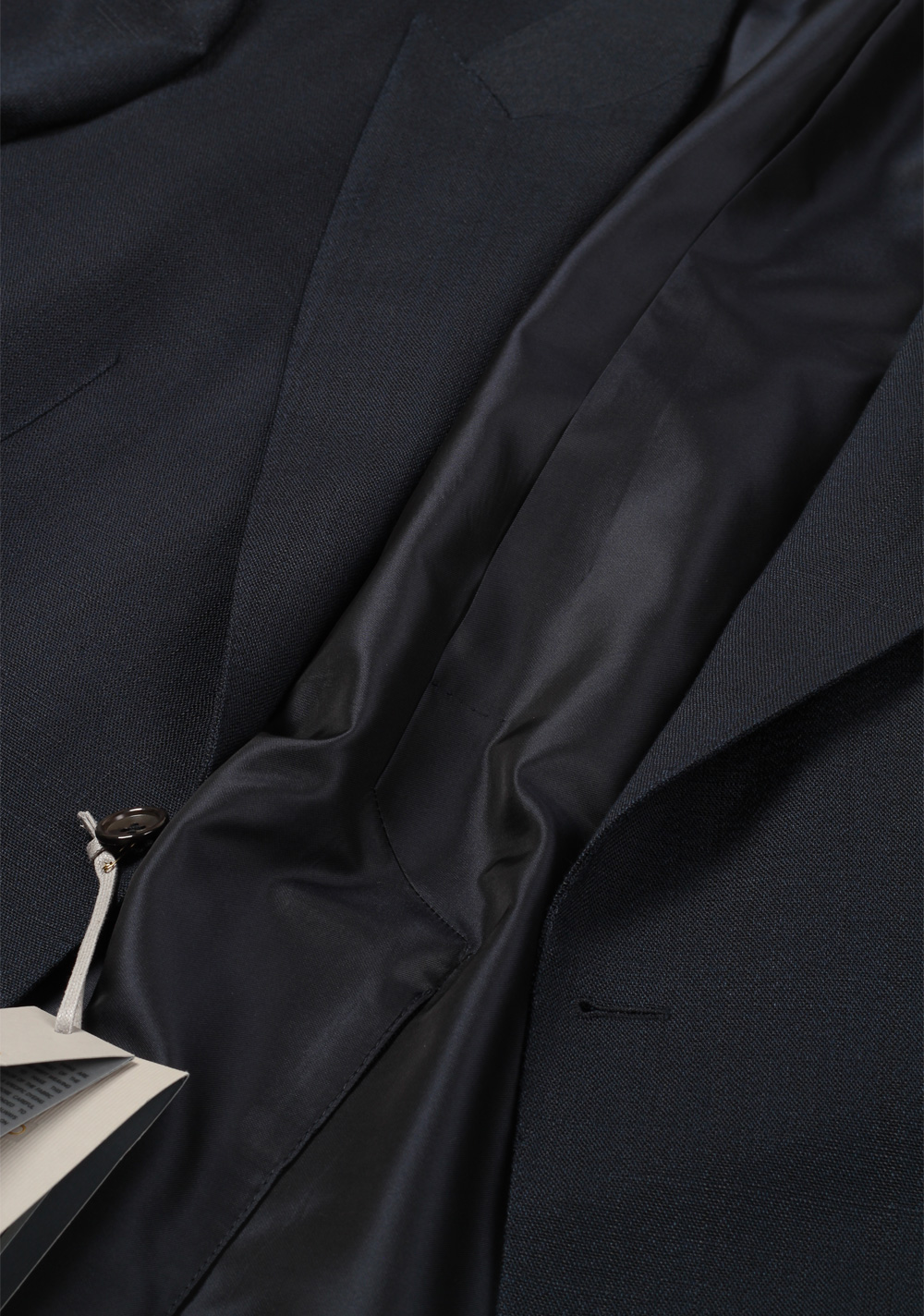 TOM FORD Shelton Navy Sport Coat Size 54 / 44R U.S. Rayon Silk Lining – image 2