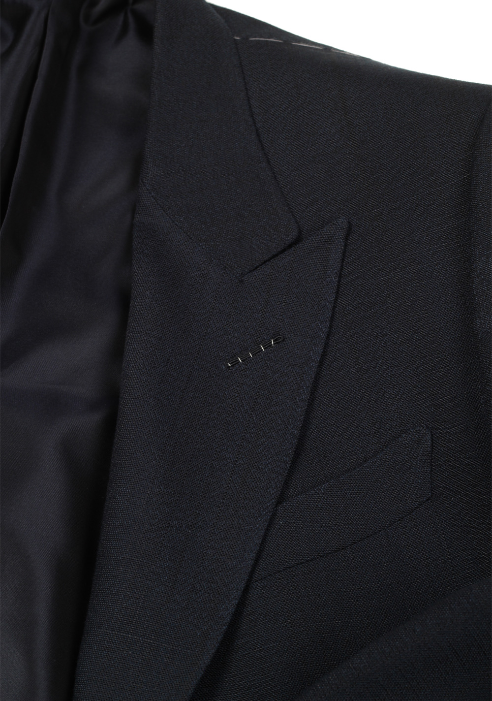 TOM FORD Shelton Navy Sport Coat Size 54 / 44R U.S. Rayon Silk Lining – image 5