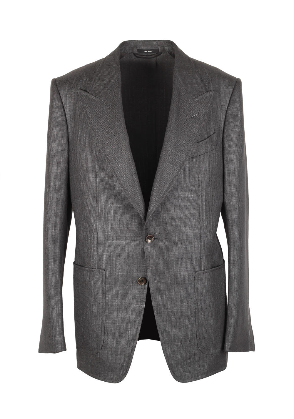TOM FORD Shelton Gray Sport Coat Size 50 / 40R U.S. Silk Mohair | Costume Limité
