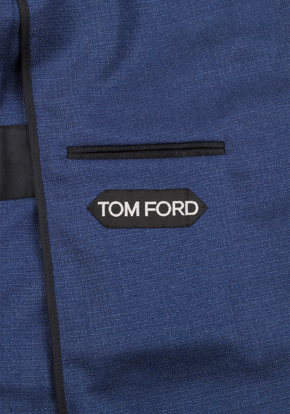 TOM FORD Shelton Blue Sport Coat Size 54 / 44R U.S. Wool Silk And Silk Lining | Costume Limité
