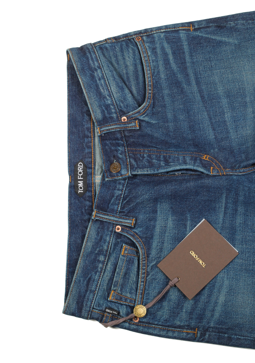 TOM FORD Blue Slim Fit Jeans TFD001 Size 48 / 32 U.S. | Costume Limité