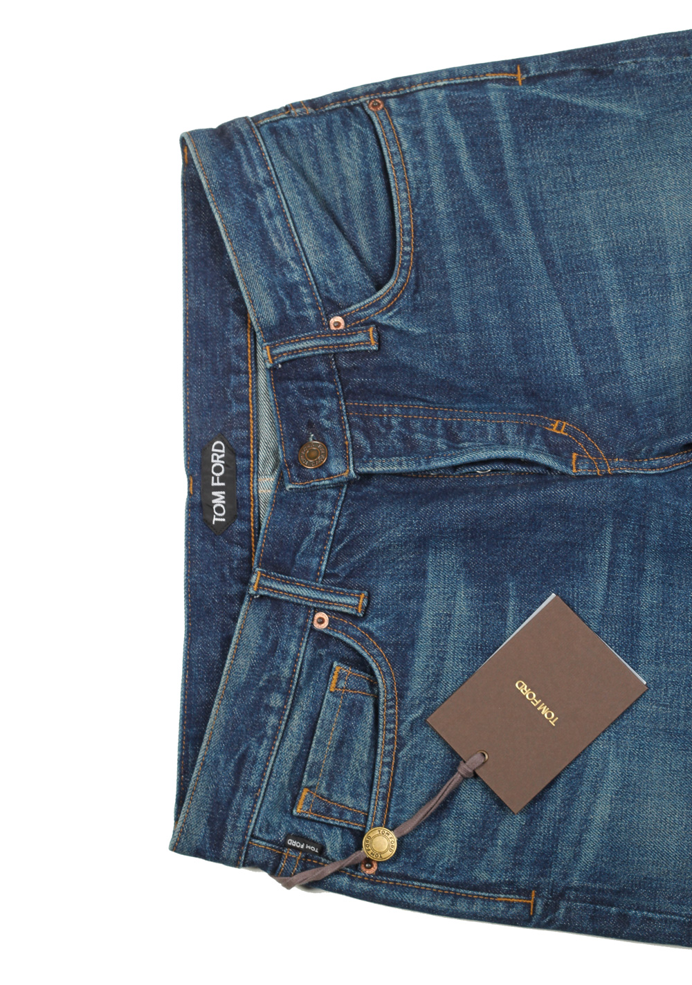 TOM FORD Blue Slim Fit Jeans TFD001 Size 49 / 33 U.S. | Costume Limité