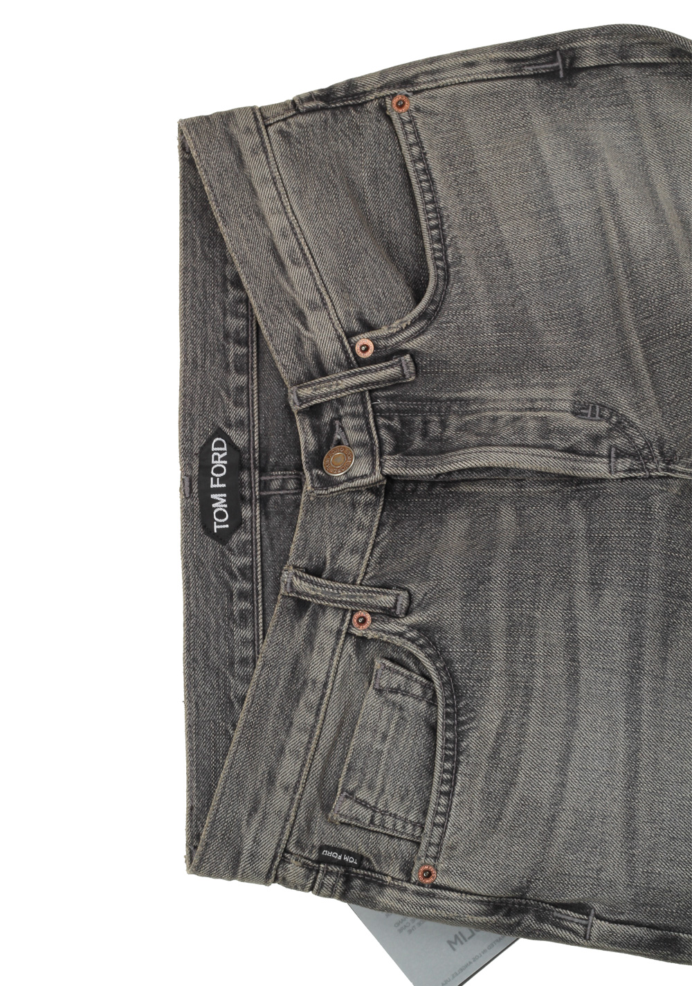 TOM FORD Gray Slim Fit Jeans TFD001 Size 46 / 30 U.S. | Costume Limité