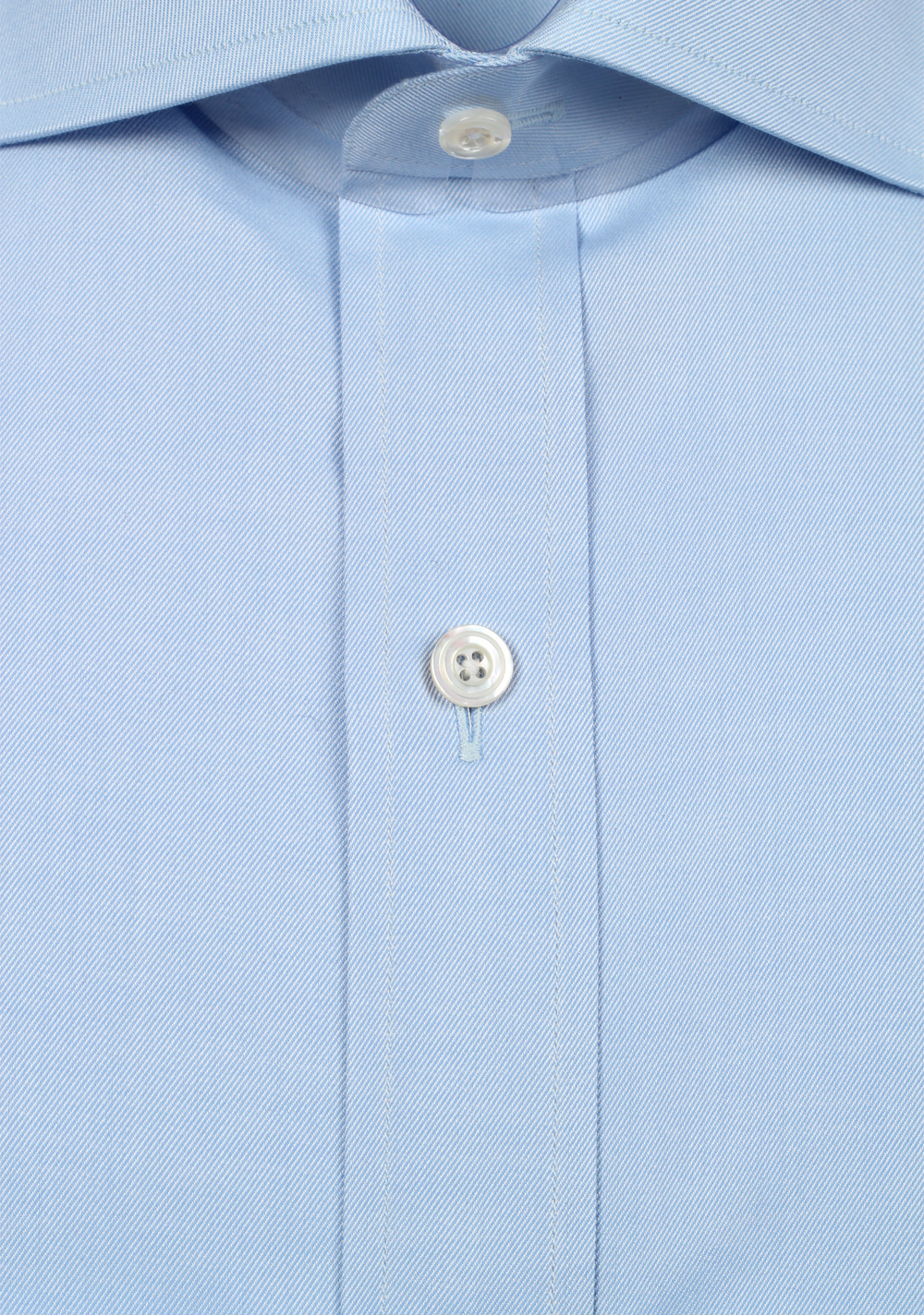 TOM FORD Solid Blue Shirt Size 40 / 15,75 U.S. | Costume Limité