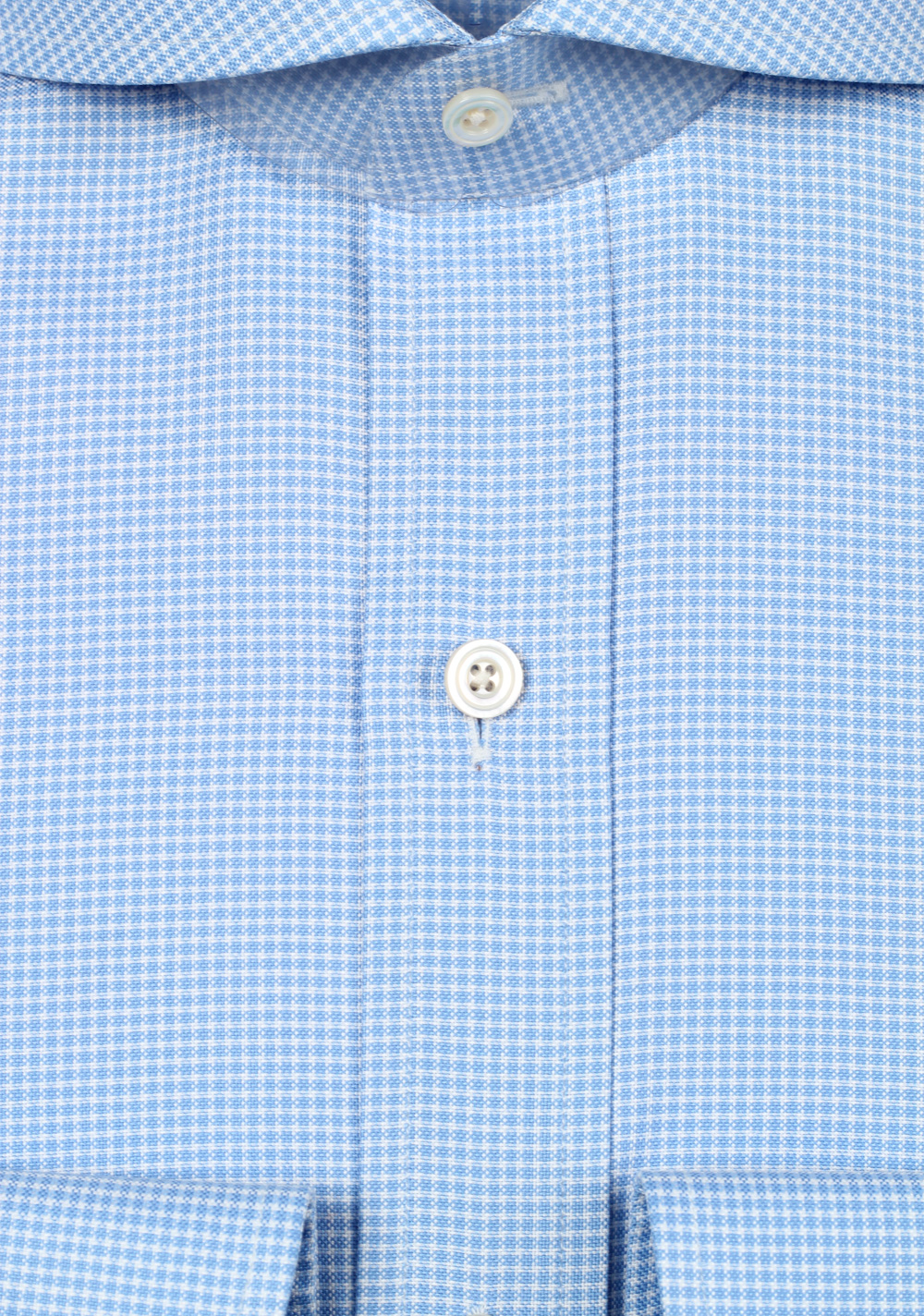 TOM FORD Checked White Blue Shirt Size 39 / 15,5 U.S. | Costume Limité
