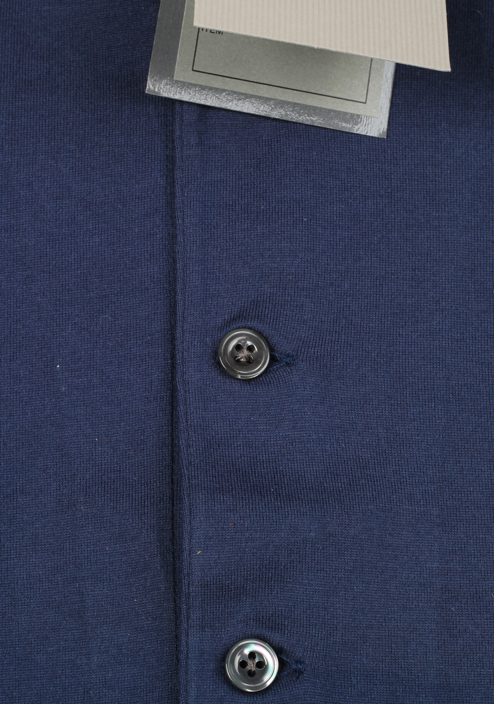 TOM FORD Navy Long Sleeve Polo Shirt Size 48 / 38R U.S. | Costume Limité