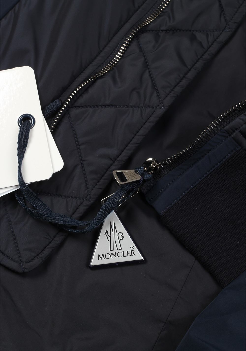 Moncler Navy TITIEN Rain Coat Blazer Size 7 / XXL / 58 / 48 U.S. | Costume Limité