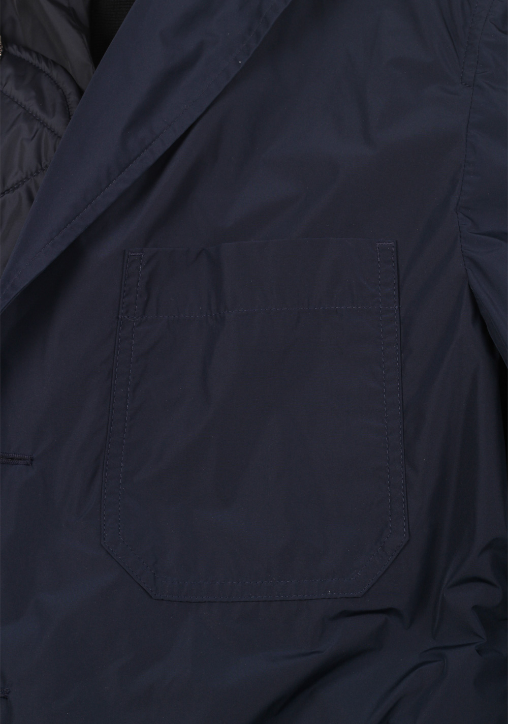Moncler Navy TITIEN Rain Coat Blazer Size 7 / XXL / 58 / 48 U.S. | Costume Limité