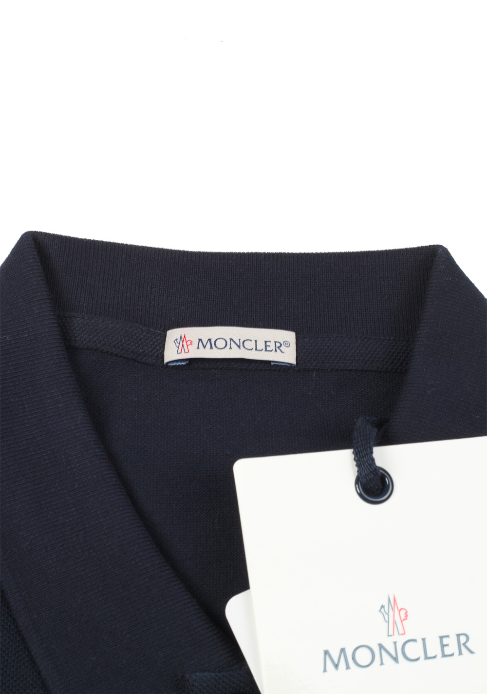 Moncler Navy Polo Shirt Size L / 40R U.S. Navy | Costume Limité