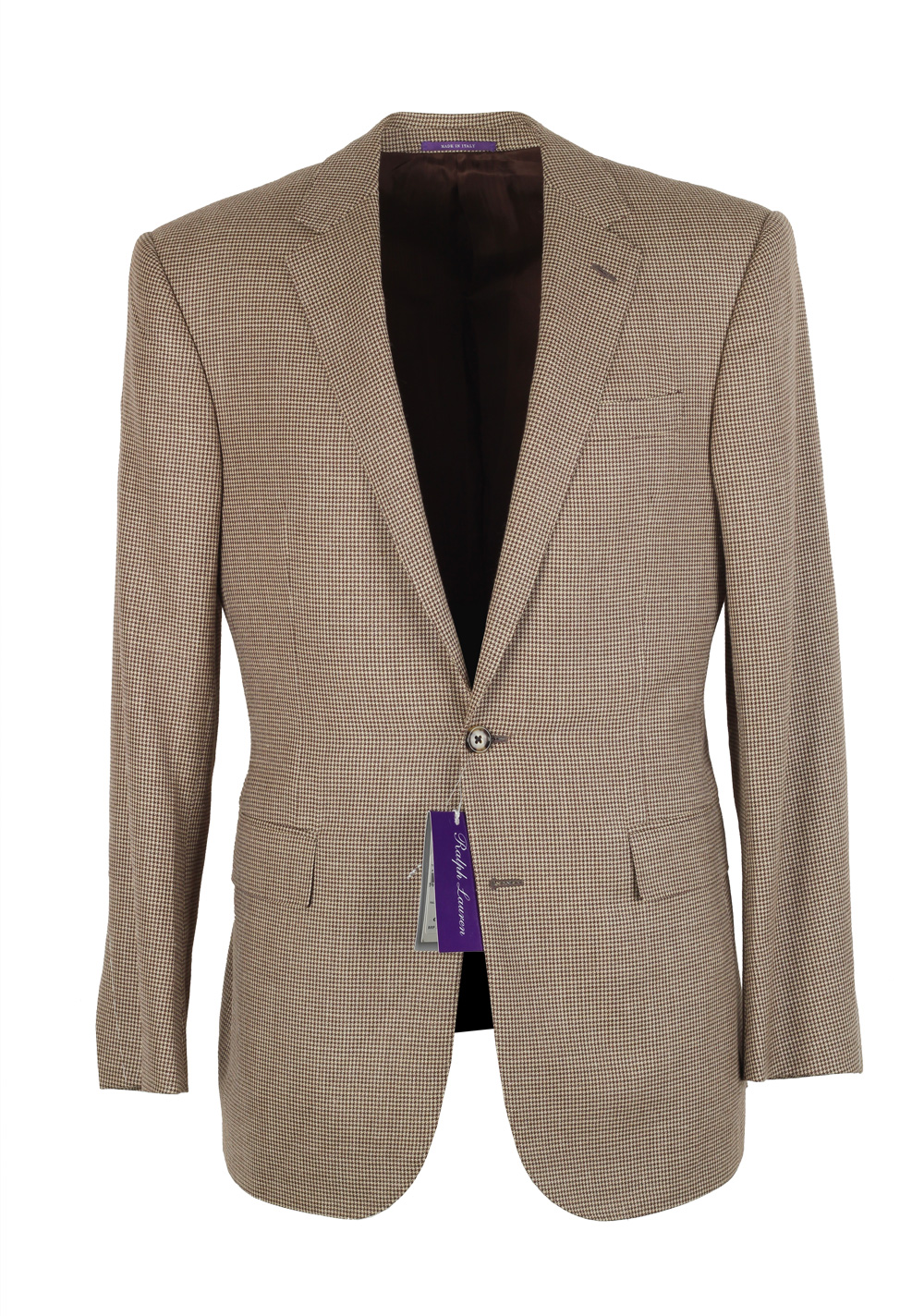 Ralph Lauren Purple Label Brown Sport Coat Size 48 / 38R U.S. In Wool Silk Linen | Costume Limité