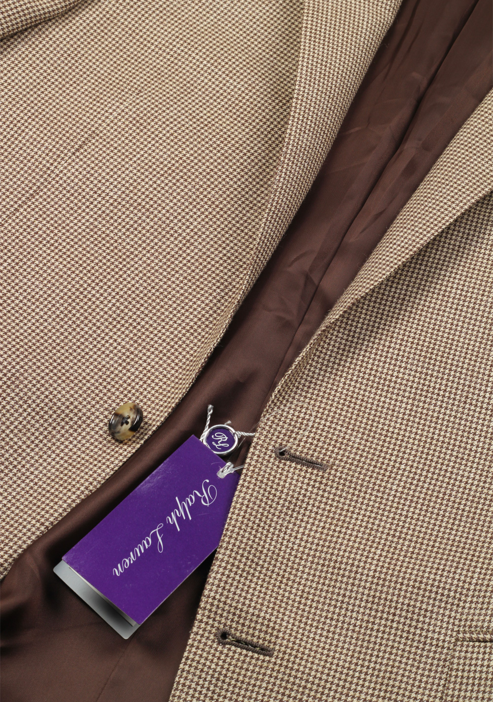 Ralph Lauren Purple Label Brown Sport Coat Size 48 / 38R U.S. In Wool Silk Linen | Costume Limité