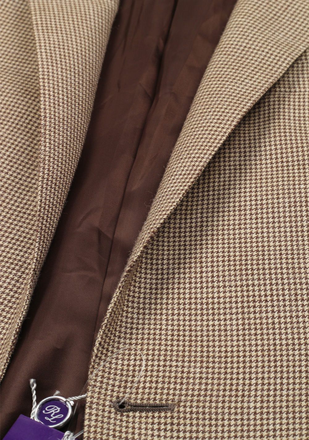 Ralph Lauren Purple Label Brown Sport Coat Size 52 / 42R U.S. In Wool Silk Linen | Costume Limité