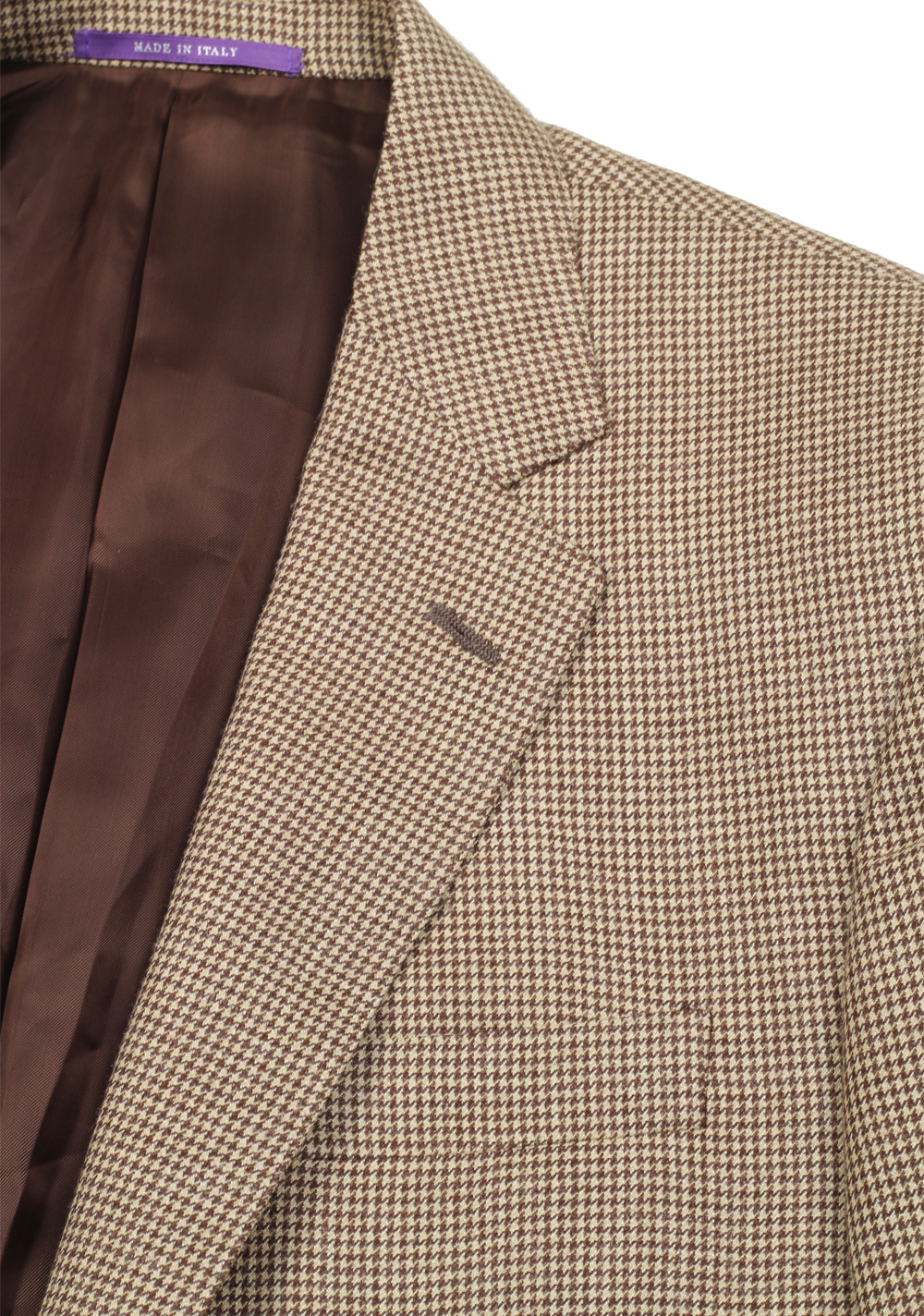 Ralph Lauren Purple Label Brown Sport Coat Size 52 / 42R U.S. In Wool Silk Linen | Costume Limité