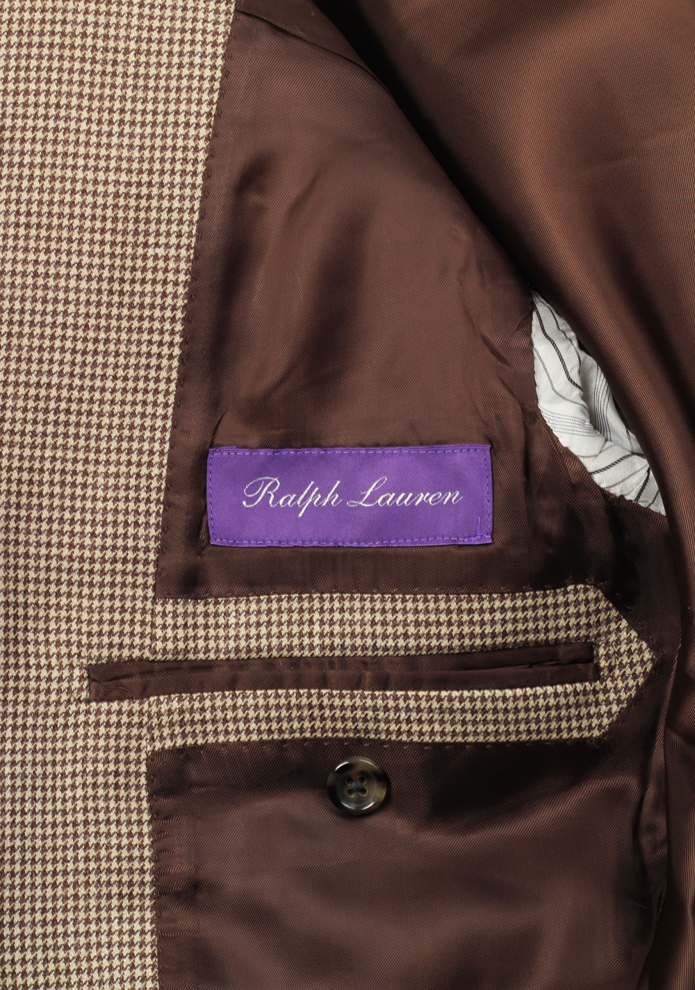 Ralph Lauren Purple Label Brown Sport Coat Size 52 / 42R U.S. In Wool Silk Linen | Costume Limité
