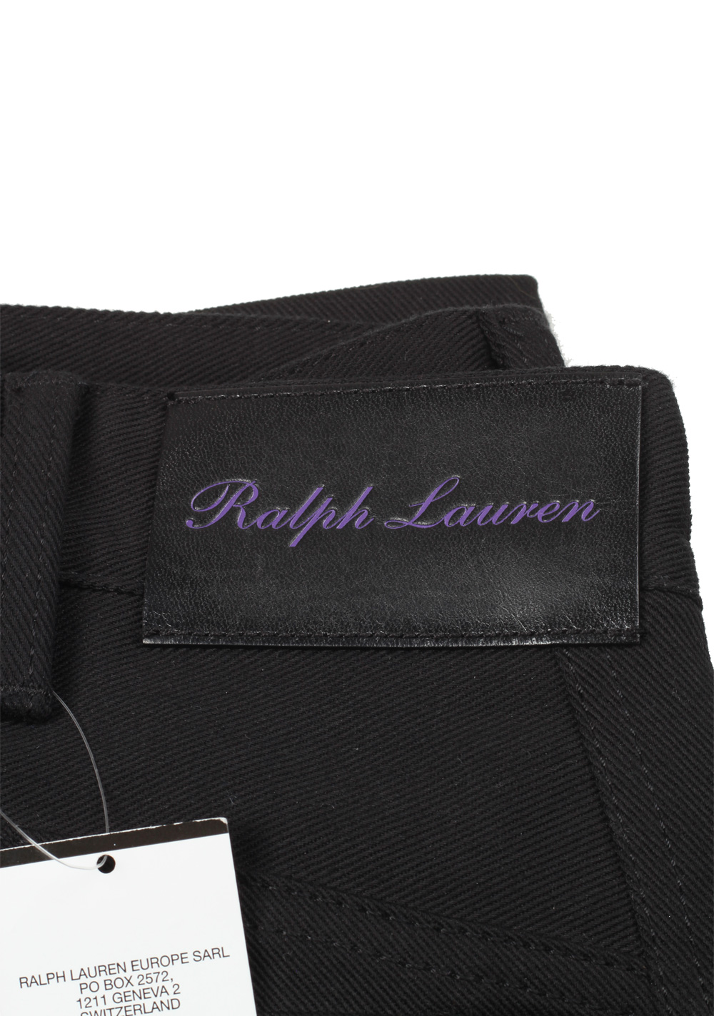 Ralph Lauren Purple Label Black Cargo Moto Jeans Size 50 / 34 U.S. | Costume Limité