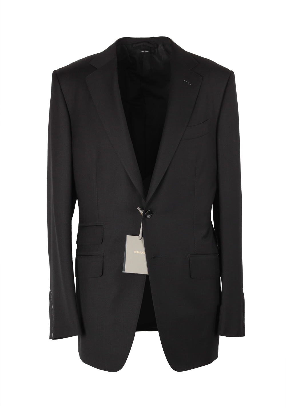 TOM FORD O’Connor Black Suit Size 48L / 38L U.S. Wool Fit Y | Costume Limité