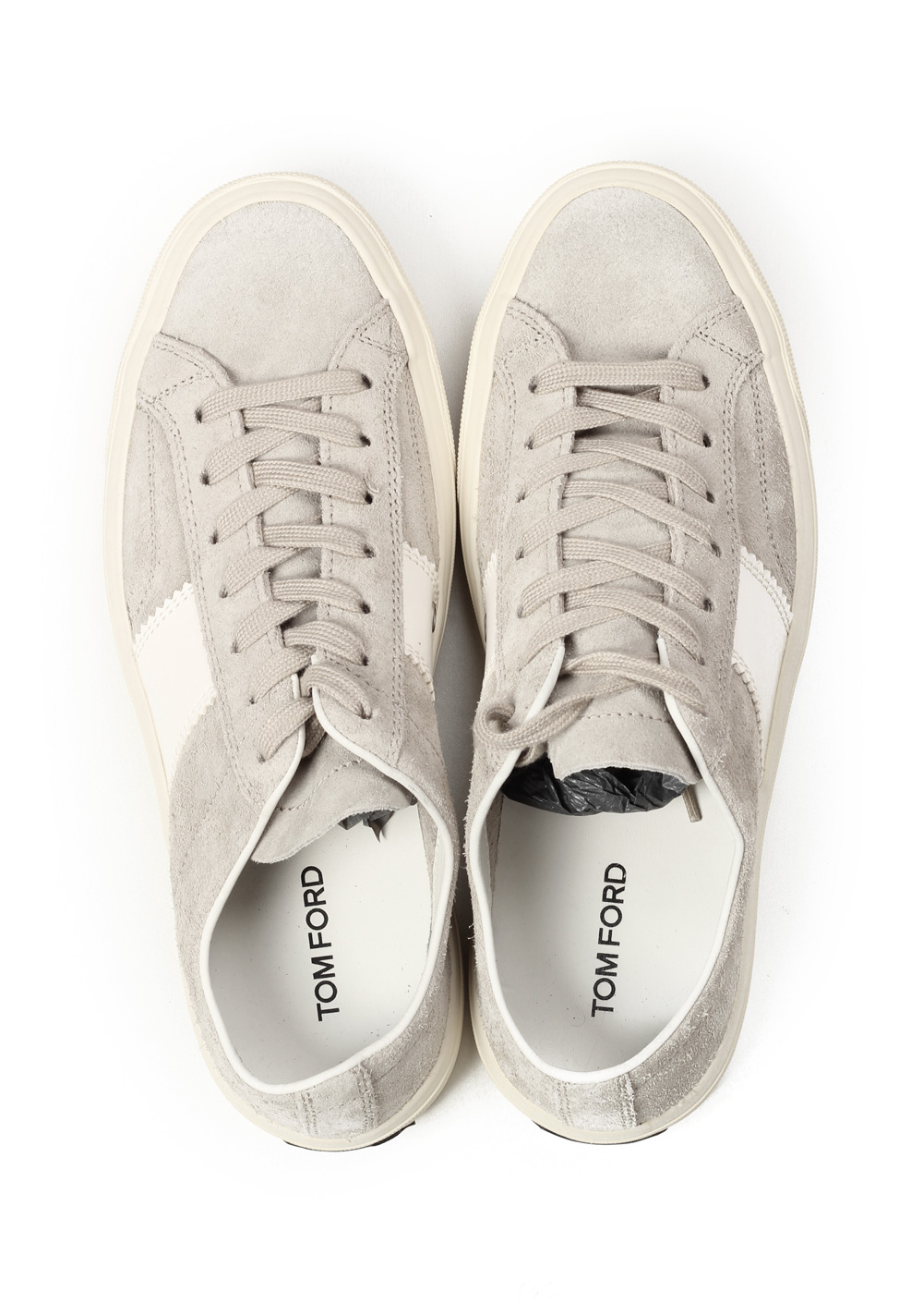 TOM FORD Cambridge Lace Up Gray Suede Sneaker Shoes Size 7,5 UK / 8,5 U.S. | Costume Limité