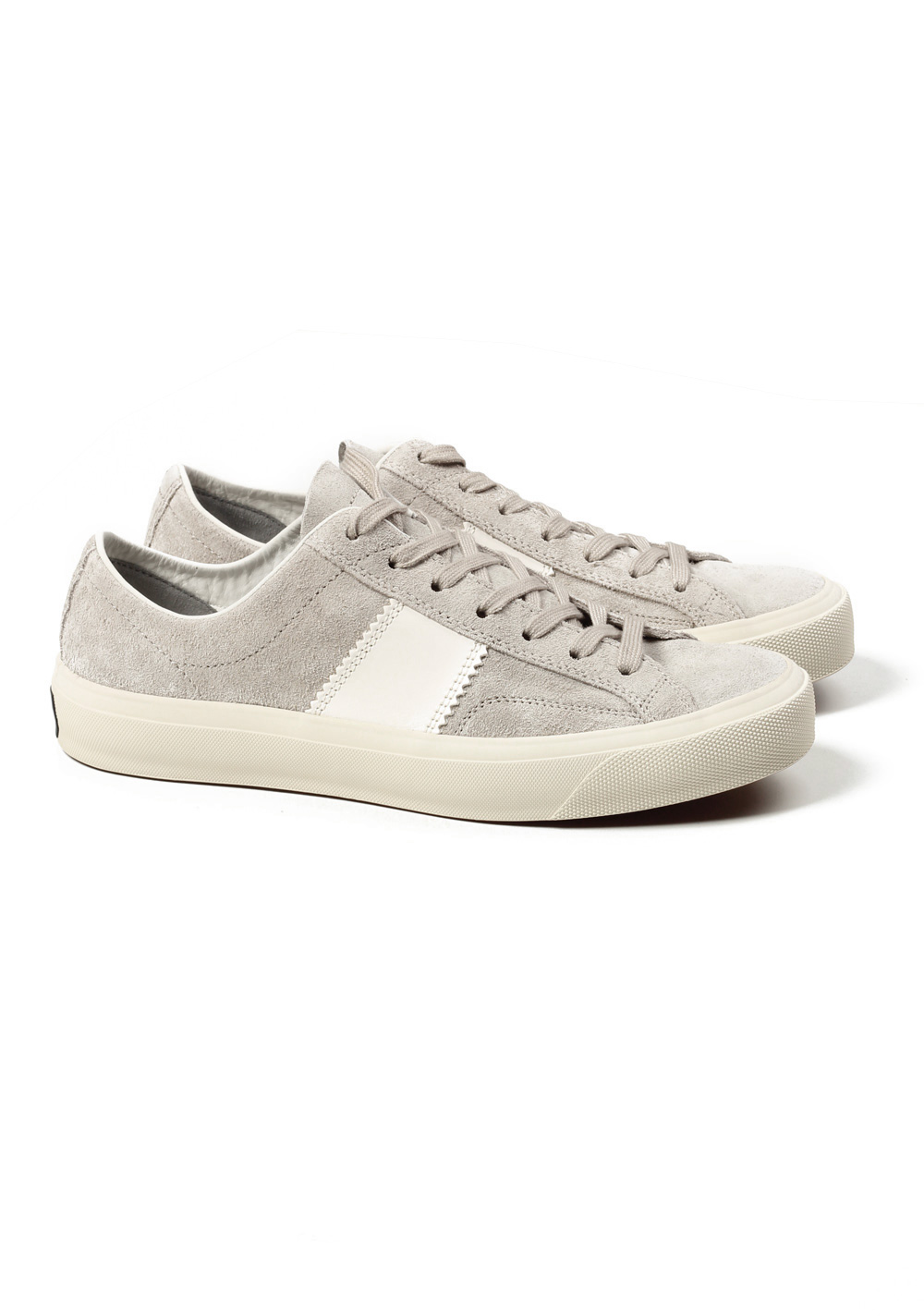 TOM FORD Cambridge Lace Up Gray Suede Sneaker Shoes Size 8,5 UK / 9,5 U.S. | Costume Limité