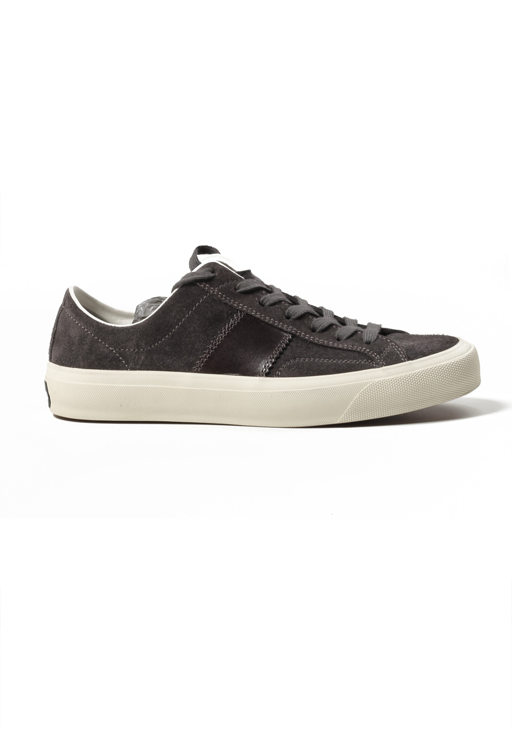 TOM FORD Cambridge Lace Up Dark Gray Suede Sneaker Shoes Size 7,5 UK / 8,5 U.S. | Costume Limité