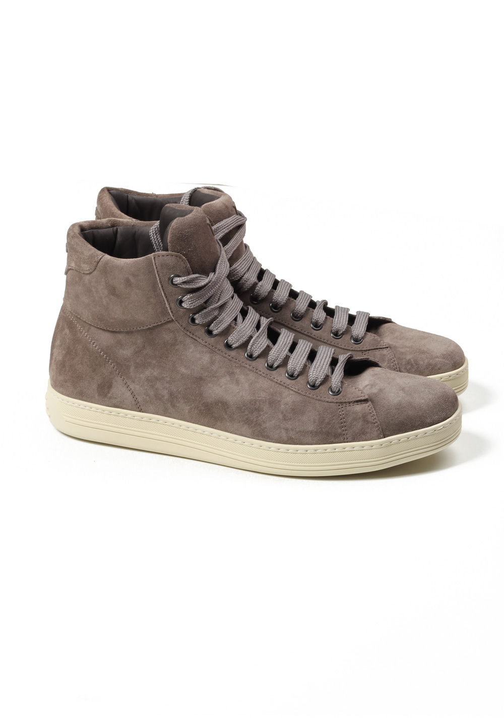 TOM FORD Russel High Top Taupe Suede Sneaker Shoes Size 10 UK / 11 U.S. | Costume Limité