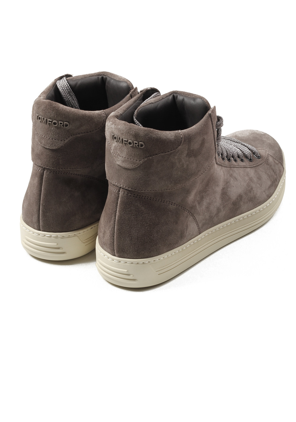 TOM FORD Russel High Top Taupe Suede Sneaker Shoes Size 10 UK / 11 U.S. | Costume Limité