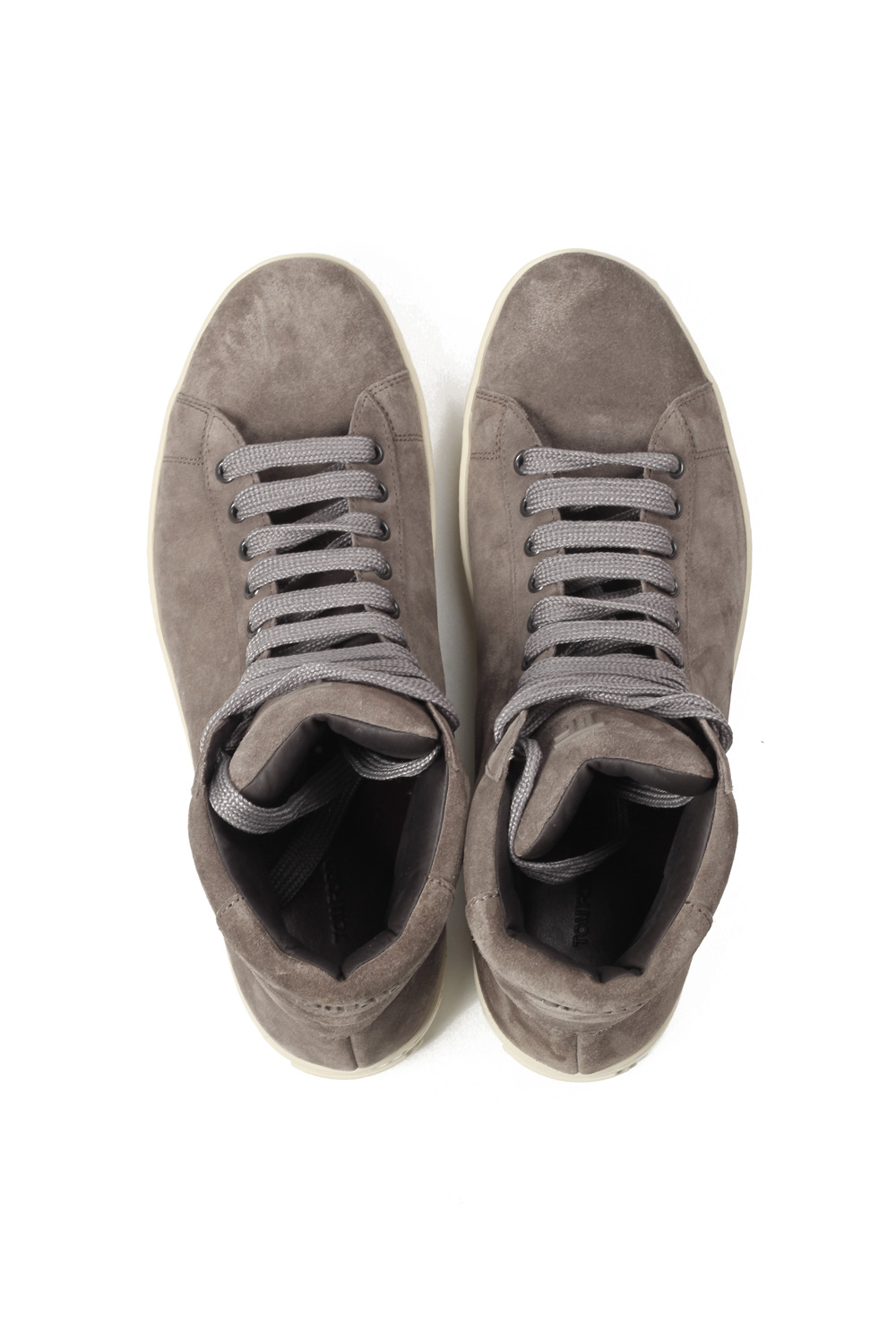 TOM FORD Russel High Top Taupe Suede Sneaker Shoes Size 10 UK / 11 U.S. | Costume Limité